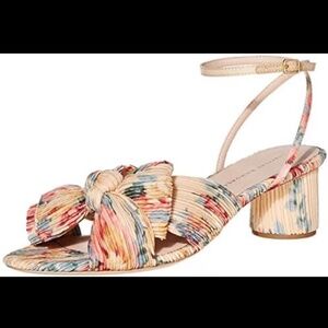 Loeffler Randall Dahlia Heel in Butter floral